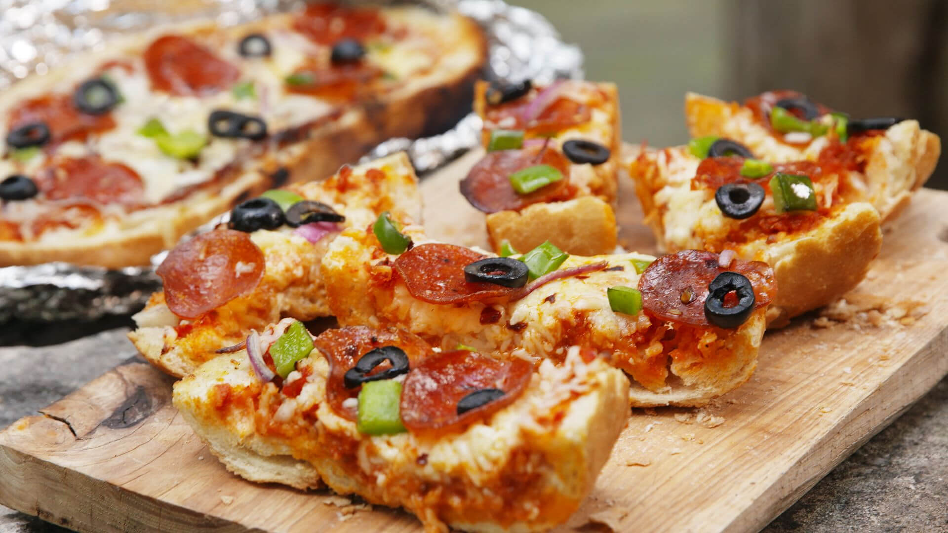 Instant Bread Pizza Recipe Bread Pizza on Tawa Lunch Box Recipe