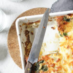 Cheesy Spinach Potato Bake
