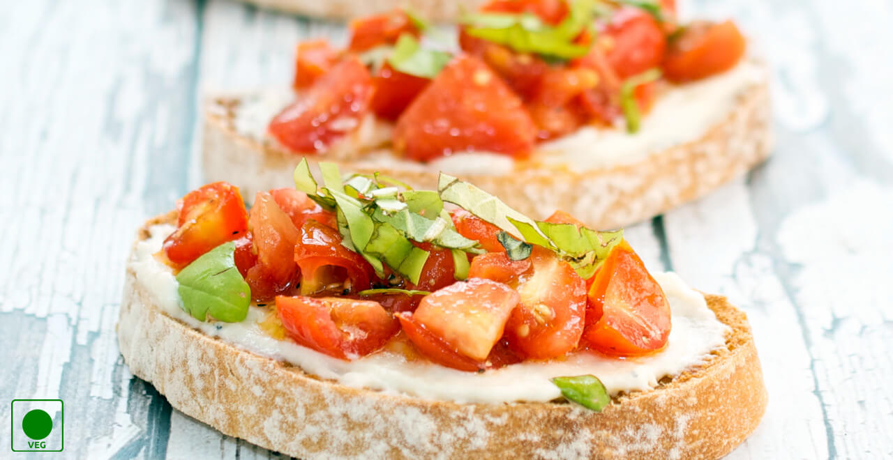 Avocado, Tomato, Olive and Basil Bruschetta Recipe Healthy Salad