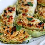 Honey Mustard Roasted Cabbage