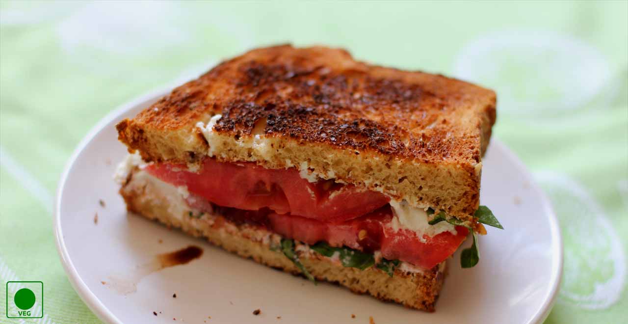Grilled Tomato & Basil Sandwich Recipe Sandwich Recipe