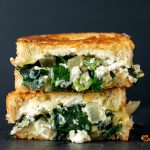 Green Grilled Cheese Sandwich