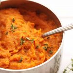 Spicy Mashed Sweet Potatoes