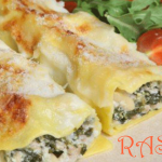 Cheesy Salmon Cannelloni