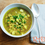 Green Chickpea Soup