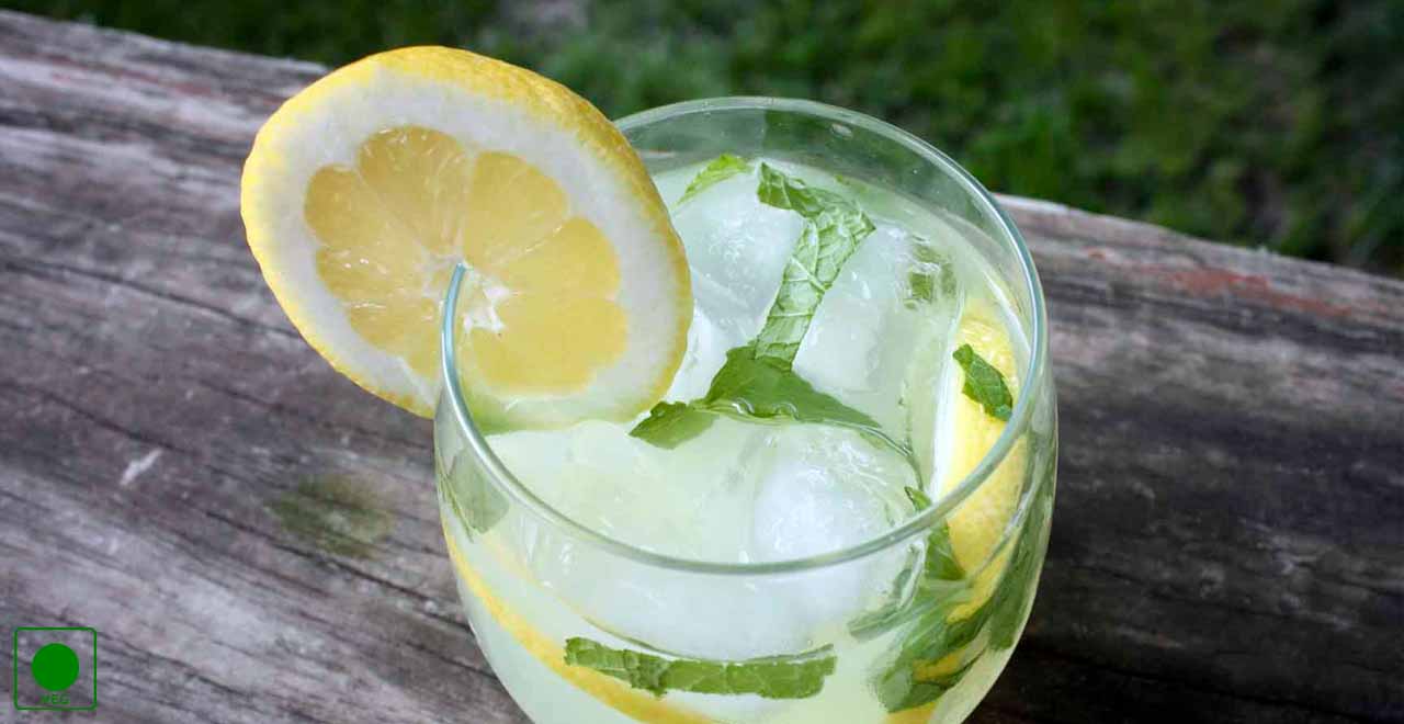Blended Mint Lemonade Mocktail Recipe Minty Lemonade Indian Recipe