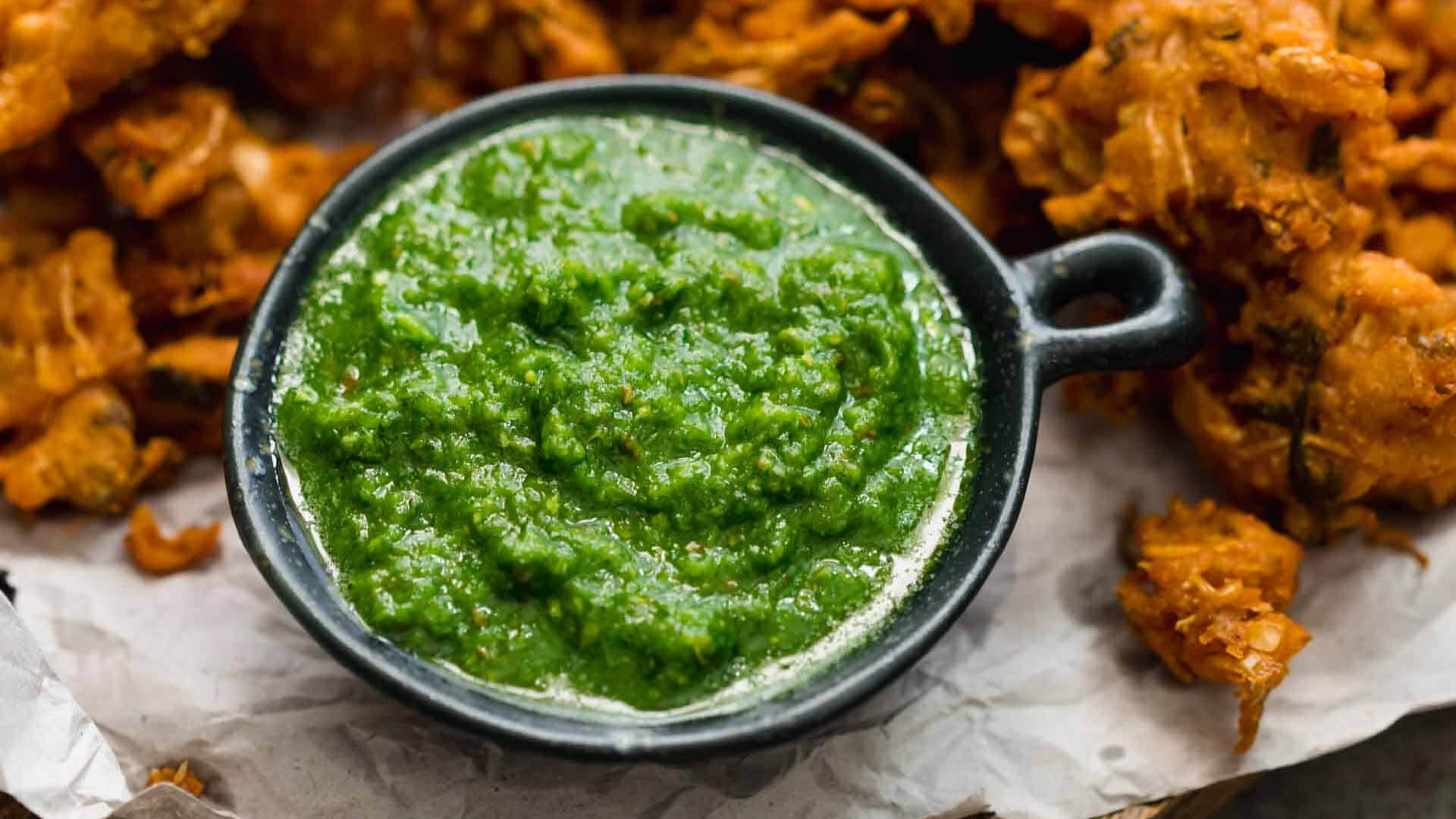 Gujarati Style Green Garlic Chutney Recipe Hare Lehsun