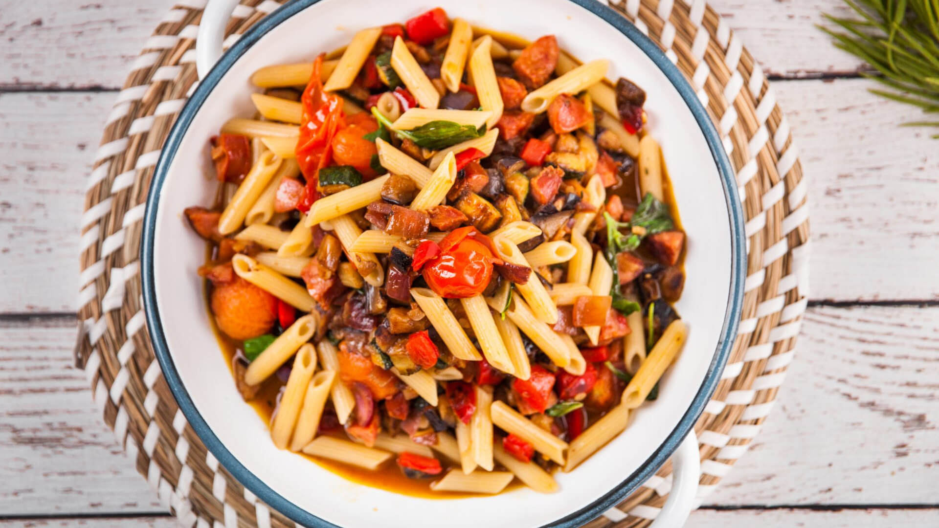 Penne with Roasted Cherry Tomato Sauce Recipe | Roasted Cherry Tomato Pasta