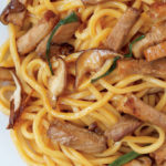 Citrus Pork with Egg Noodles