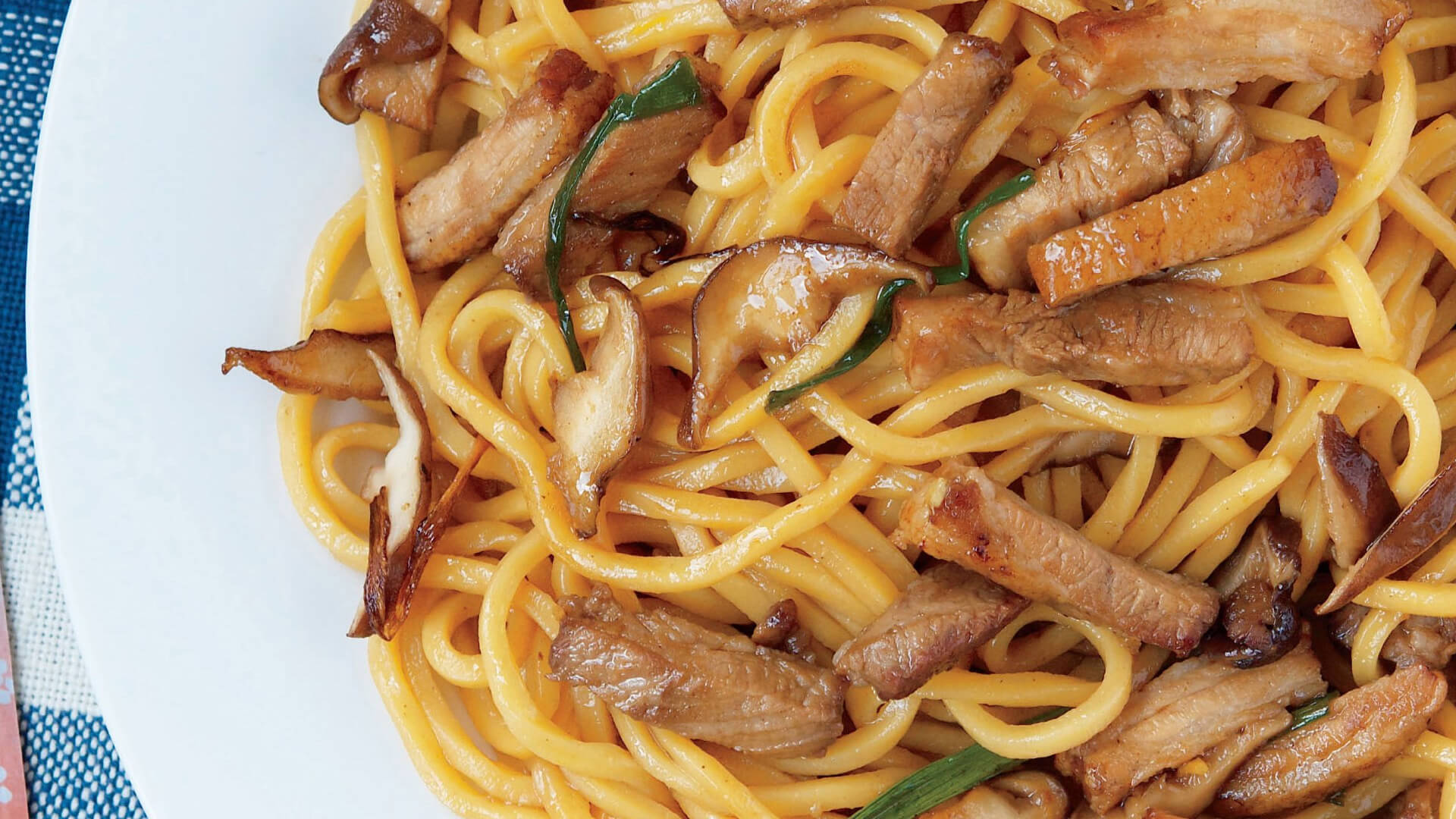 Citrus Pork with Egg Noodles Recipe RasoiMenu A Collection of Tasty